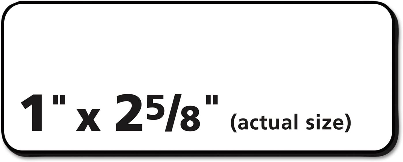 Avery 5960 Laser Labels, Mailing, 1-Inch x2-5/8-Inch, 7500/BX, White