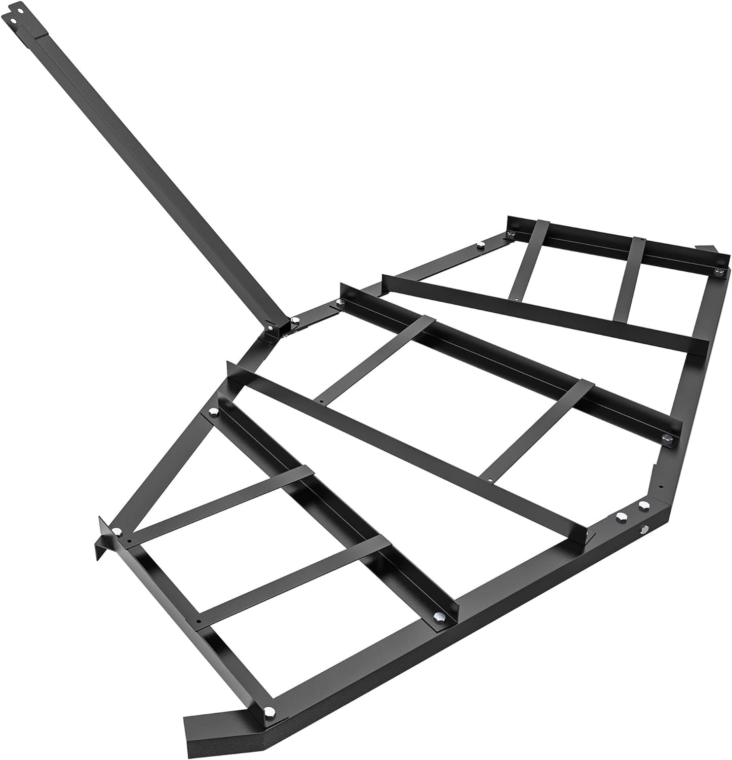 NEW - YITAMOTOR 84" Driveway Grader Drag Harrow for ATVs, UTVs, Garden Lawn Tractors, 84 inch, Black - Retail $129