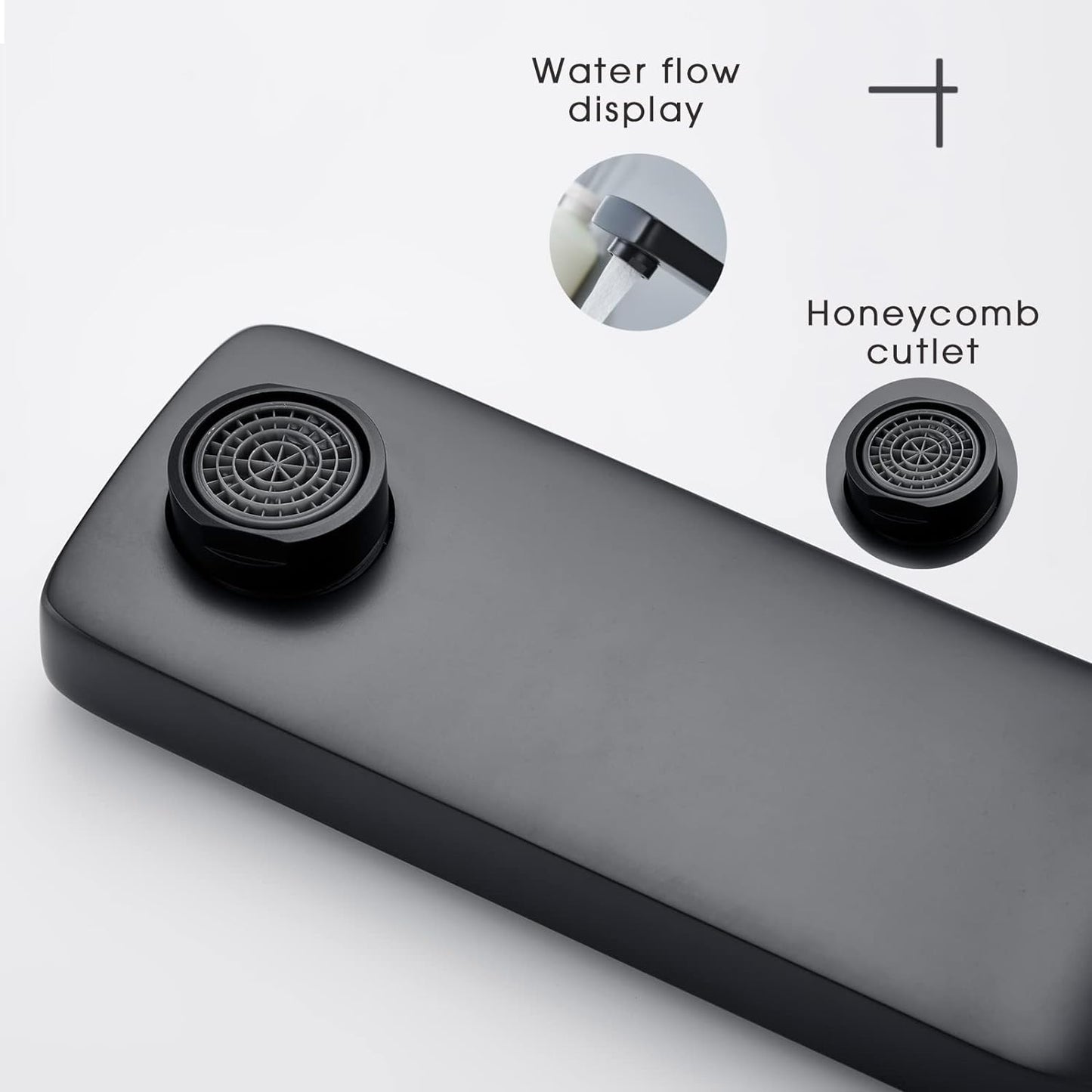 NEW - Automatic Sensor Touchless BathroomSink Faucet Hot and Cold Mixer Sensor Faucet with Control Box Vanity Faucets Hands Free Bathroom Water Tap with Control Box,Matte Black - Retail $128