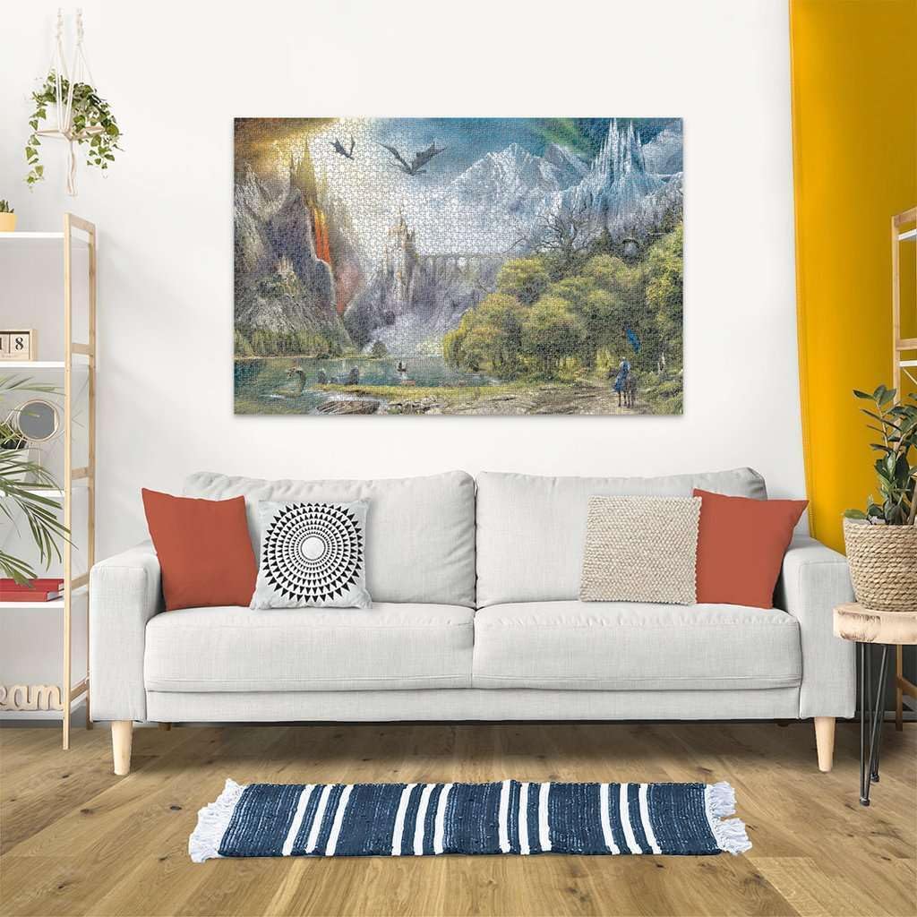 Ravensburger - Reign of Dragons - 3000 Piece Jigsaw Puzzle - Thrilling Middle Earth Adventure - with Dragons, a Castle and Ice Mountains - Premium Quality - Ideal Gift - Puzzles for Adults