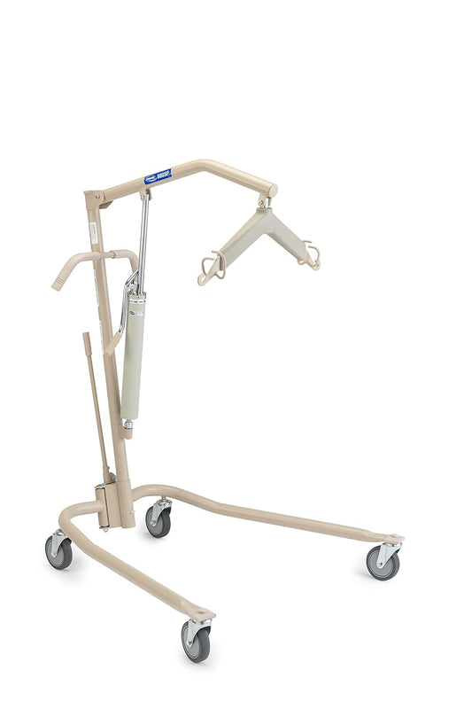 Like NEW - Invacare Lightweight Hydraulic Patient Lift, White, 450 lb. Weight Capacity, 9805P - Retail $549