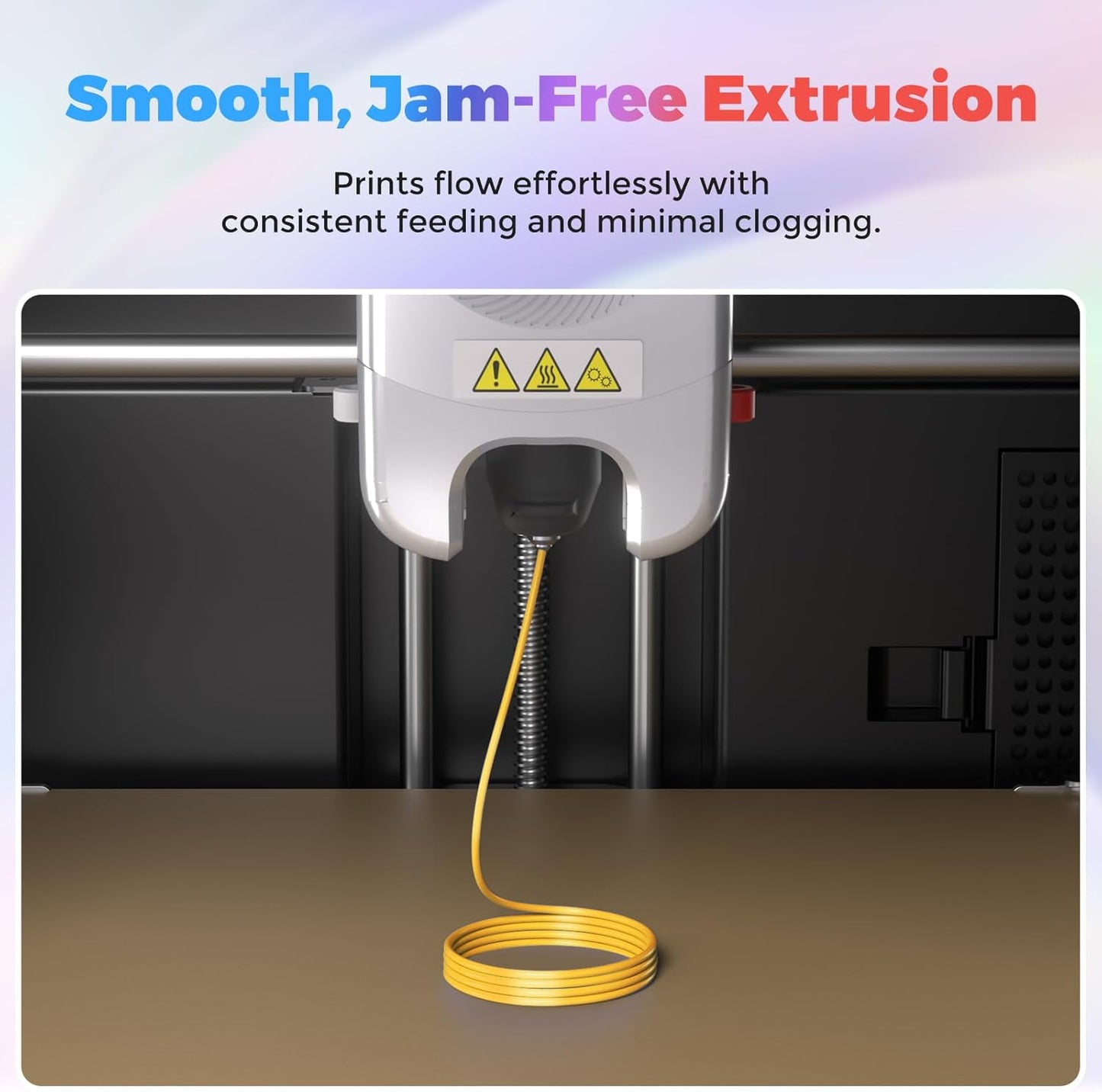 FLASHFORGE Silk PLA Filament 1.75mm Bright Gold, Smooth and Silky Texture 3D Printing Filament, Dimensional Accuracy +/- 0.02mm