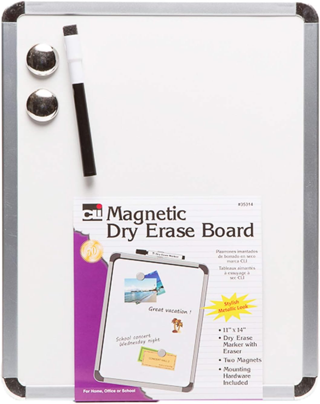 Charles Leonard Stylish Dry Erase Board (35314)