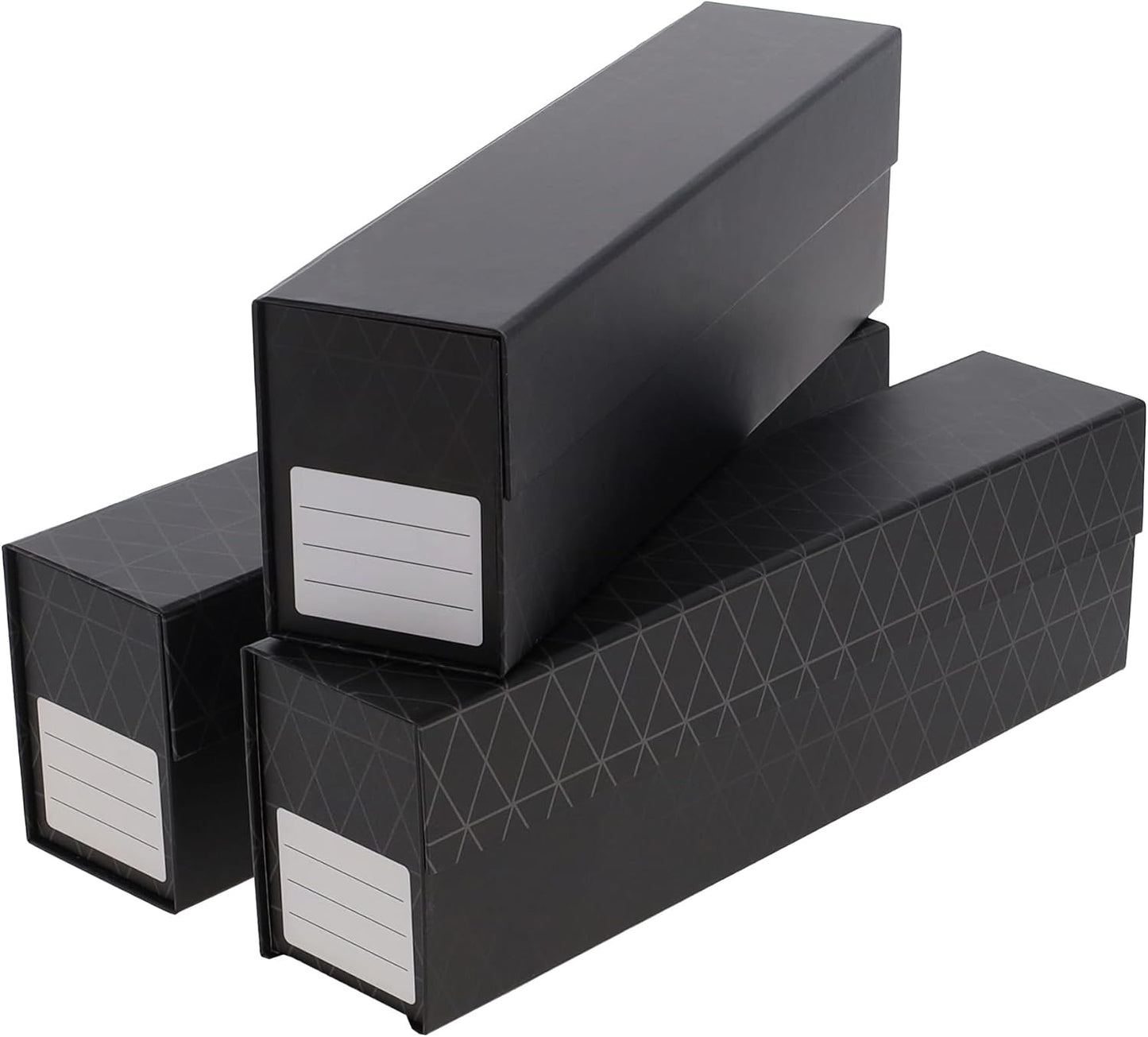BCW QuickFold® Card Storage Boxes for Magnetics & Toploaders – 3 Pack | Trading Card Holder Box with Magnetic Closure | Easy Fold Assembly for Sports and TCG Cards