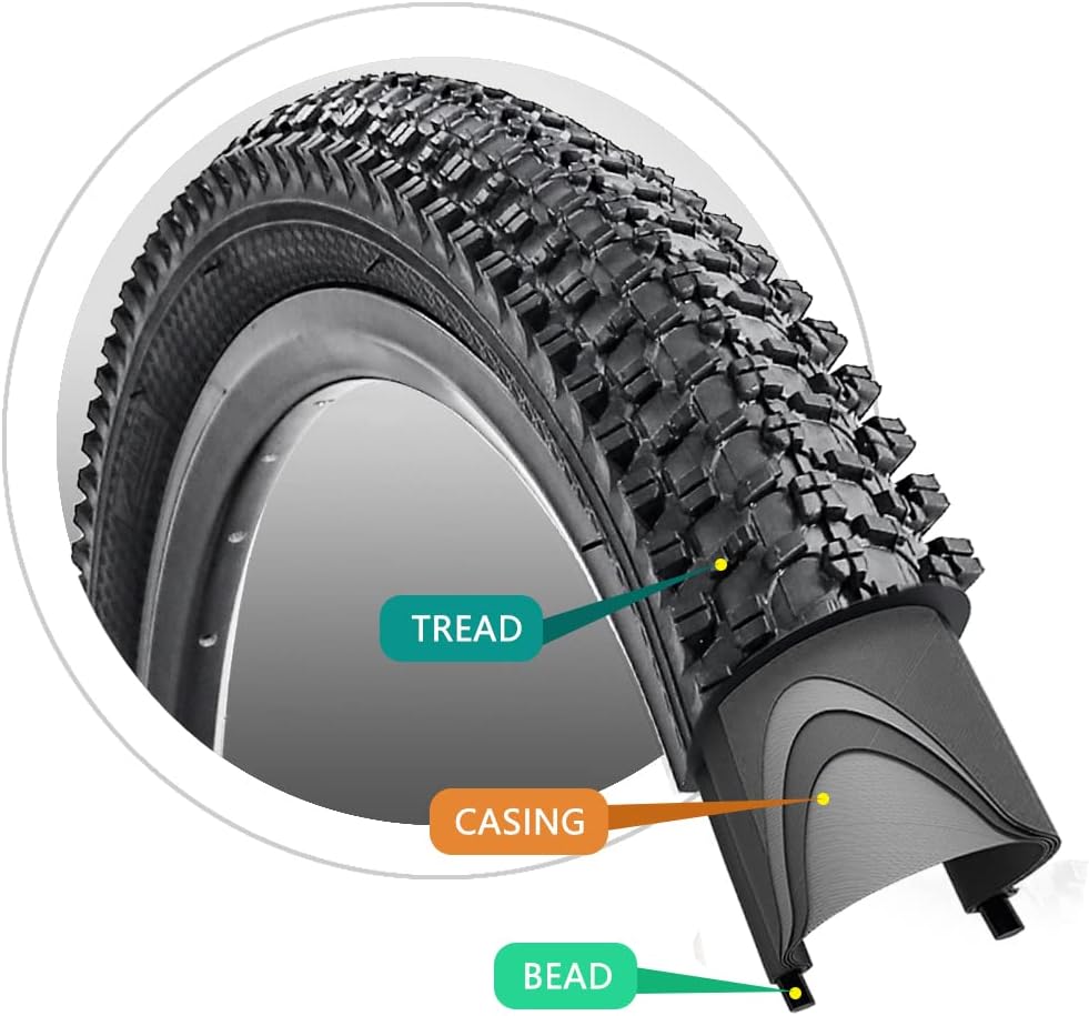 2 Bike Tire 29 X 2.125 Inch Folding Bead Replacement Bike Tire for Mountain Bike - Retail $23