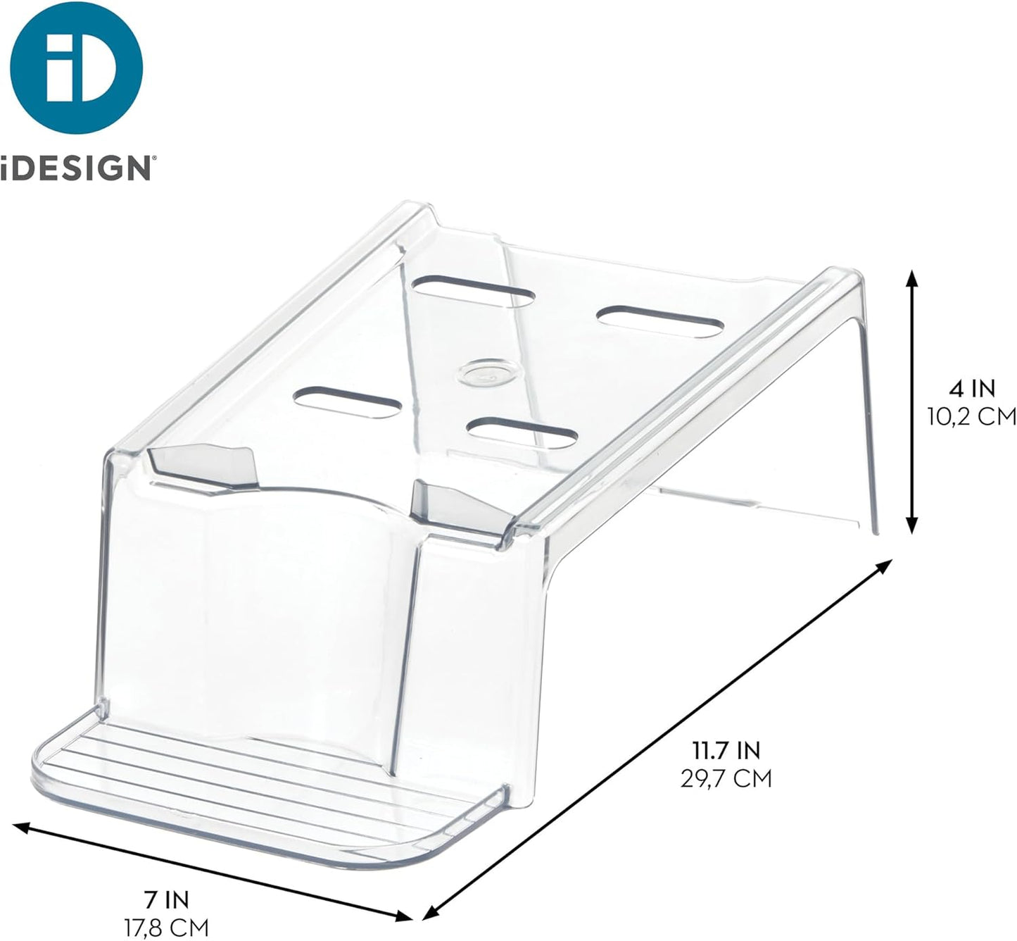 iDesign Detergent Riser, Clear