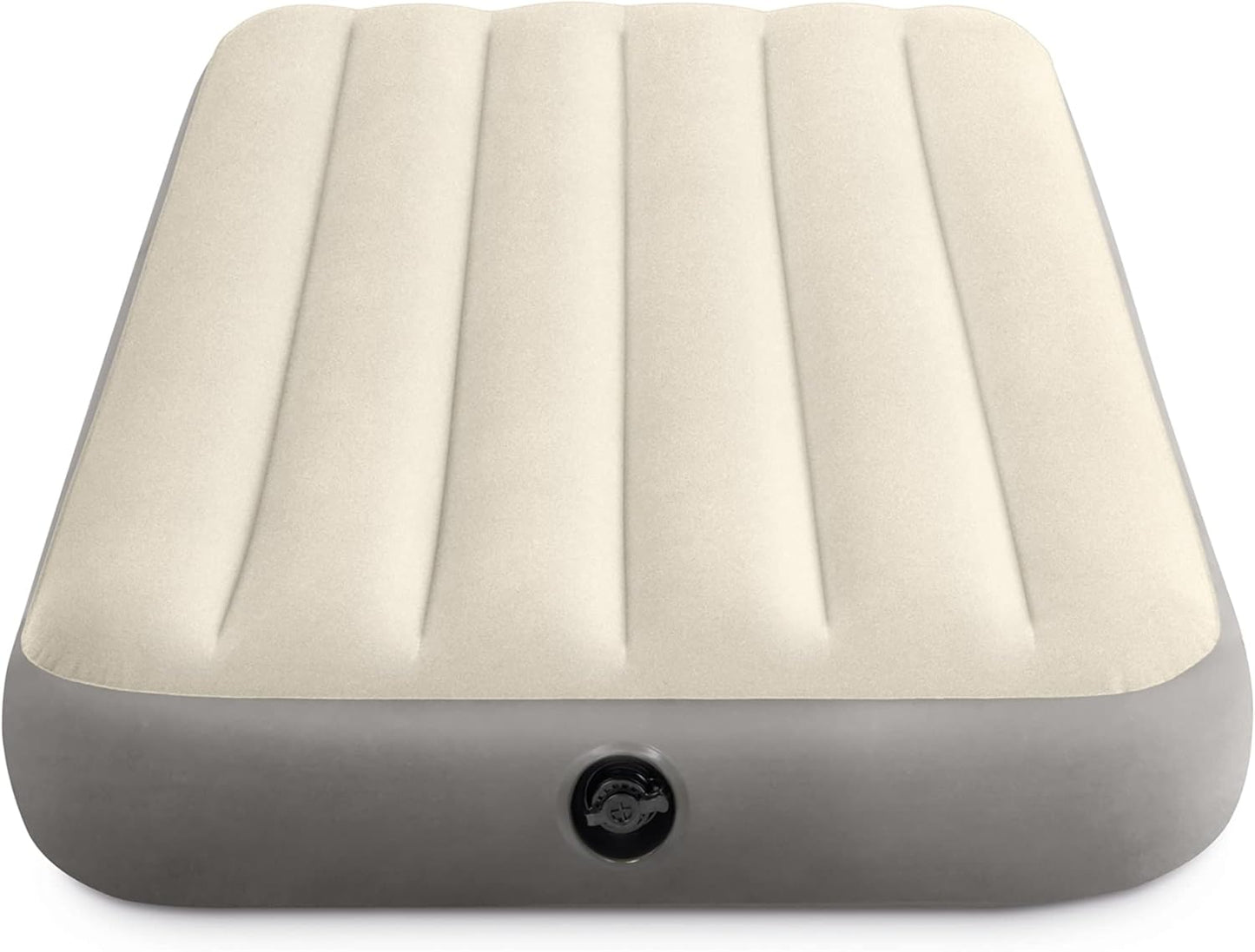 Intex 64103E Dura-Beam Standard Single-High Air Mattress: Fiber-Tech - Queen Size - 10in Bed Height - 600lb Weight Capacity - Pump Sold Separately