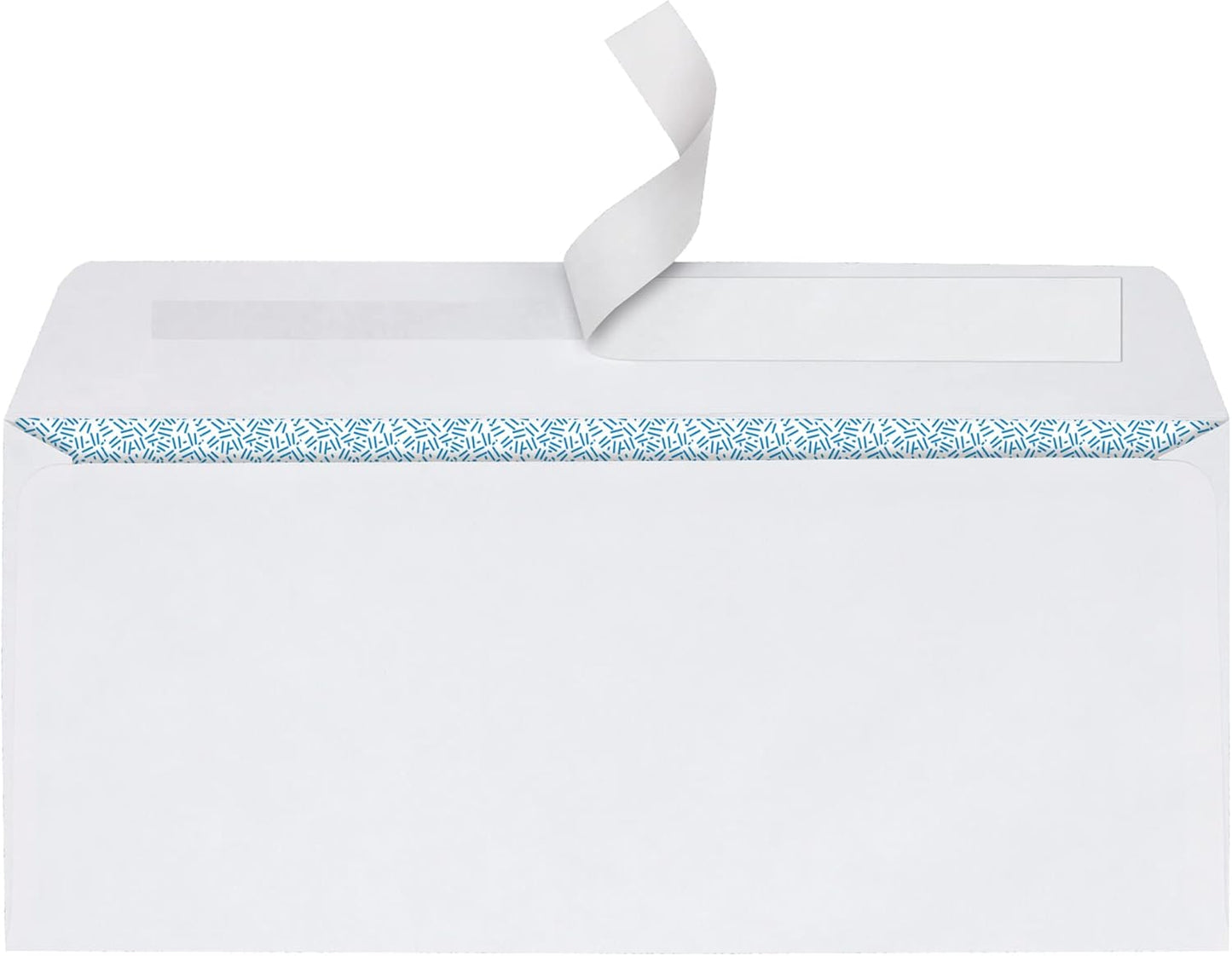 Office Depot Clean Seal(TM) Security Window Envelopes, #10 (4 1/8in. x 9 1/2in.), White, Pack Of 250