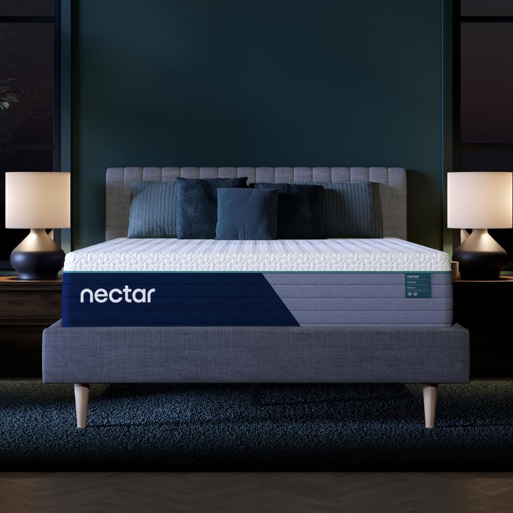 NEW - Nectar Premier Hybrid 13” TWIN XL Mattress (New Version) - Medium Firm - Contouring Memory Foam & Innerspring Coils - Cooling Upgrade - 2” Pressure Relief Layer