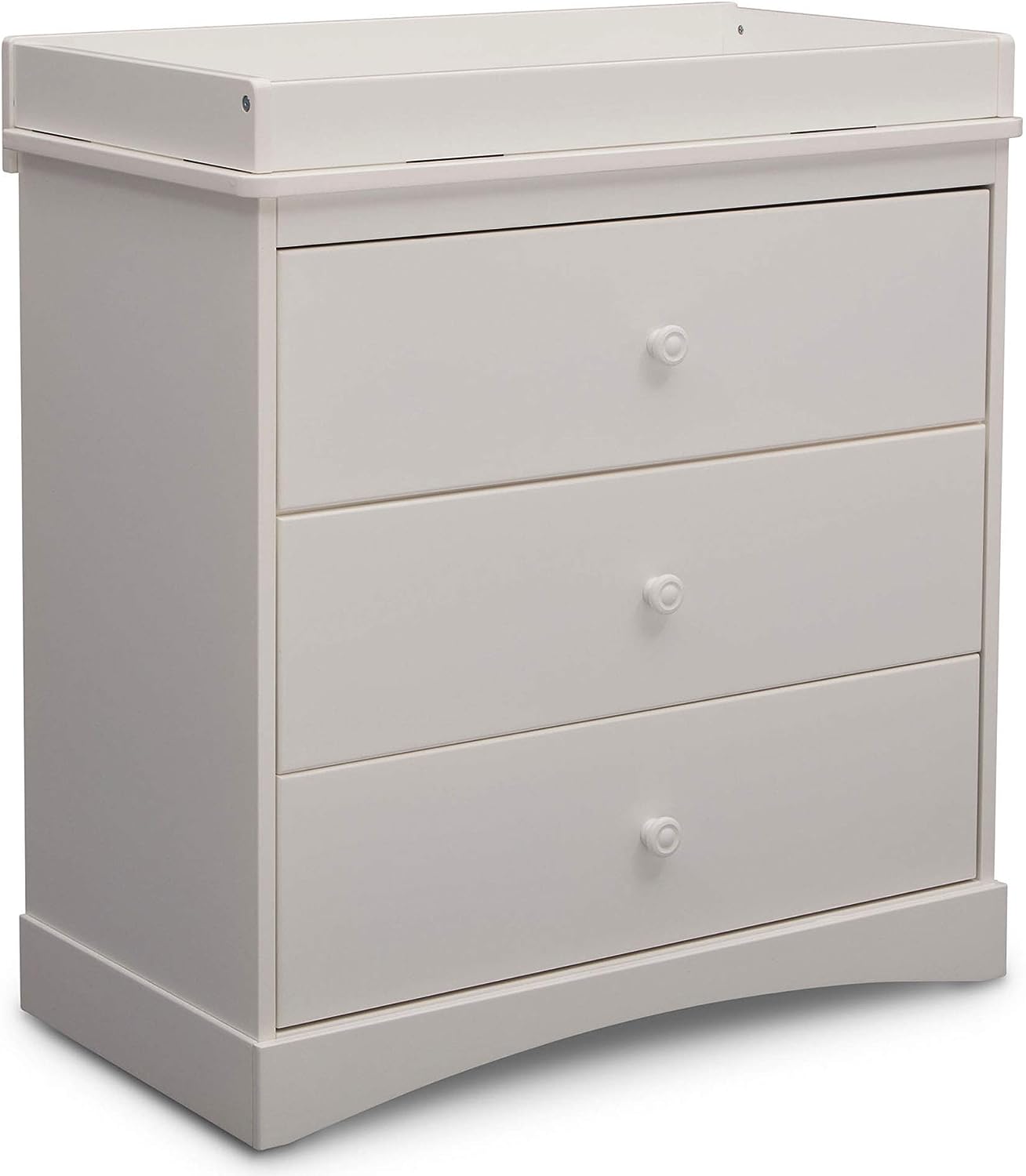 NEW - Delta Children Sutton 3 Drawer Dresser with Changing Top, White - Retail $189