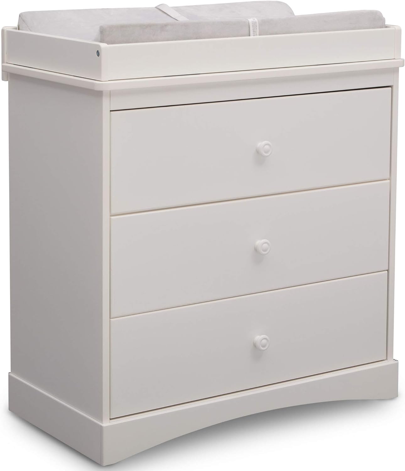NEW - Delta Children Sutton 3 Drawer Dresser with Changing Top, White - Retail $189