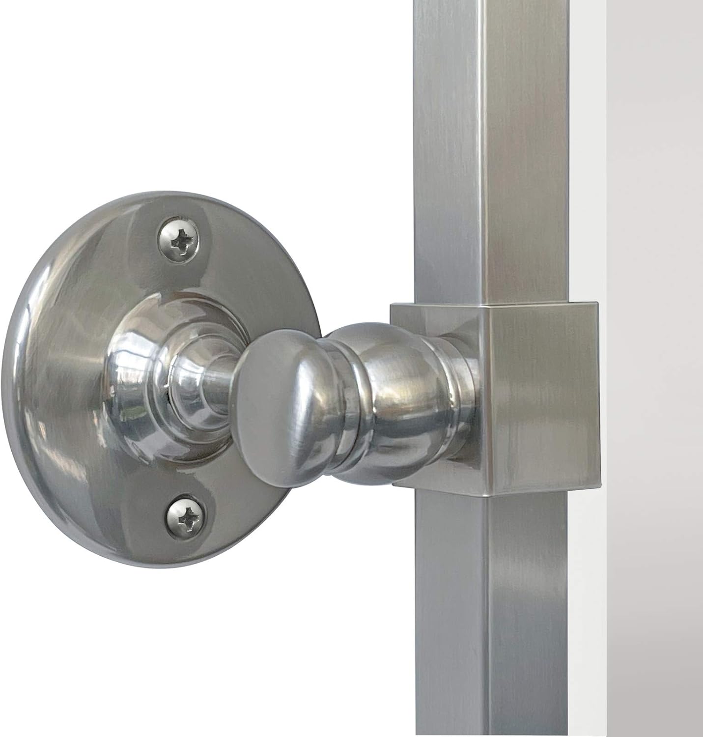 TEHOME Pivot Mirror Brushed Nickel Tilt Rectangle Bathroom Mirror Tilting Metal Framed Beveled Vanity Mirrors, Overall 23.9 x 24 inches (Mirrror 20 x 24 inches)