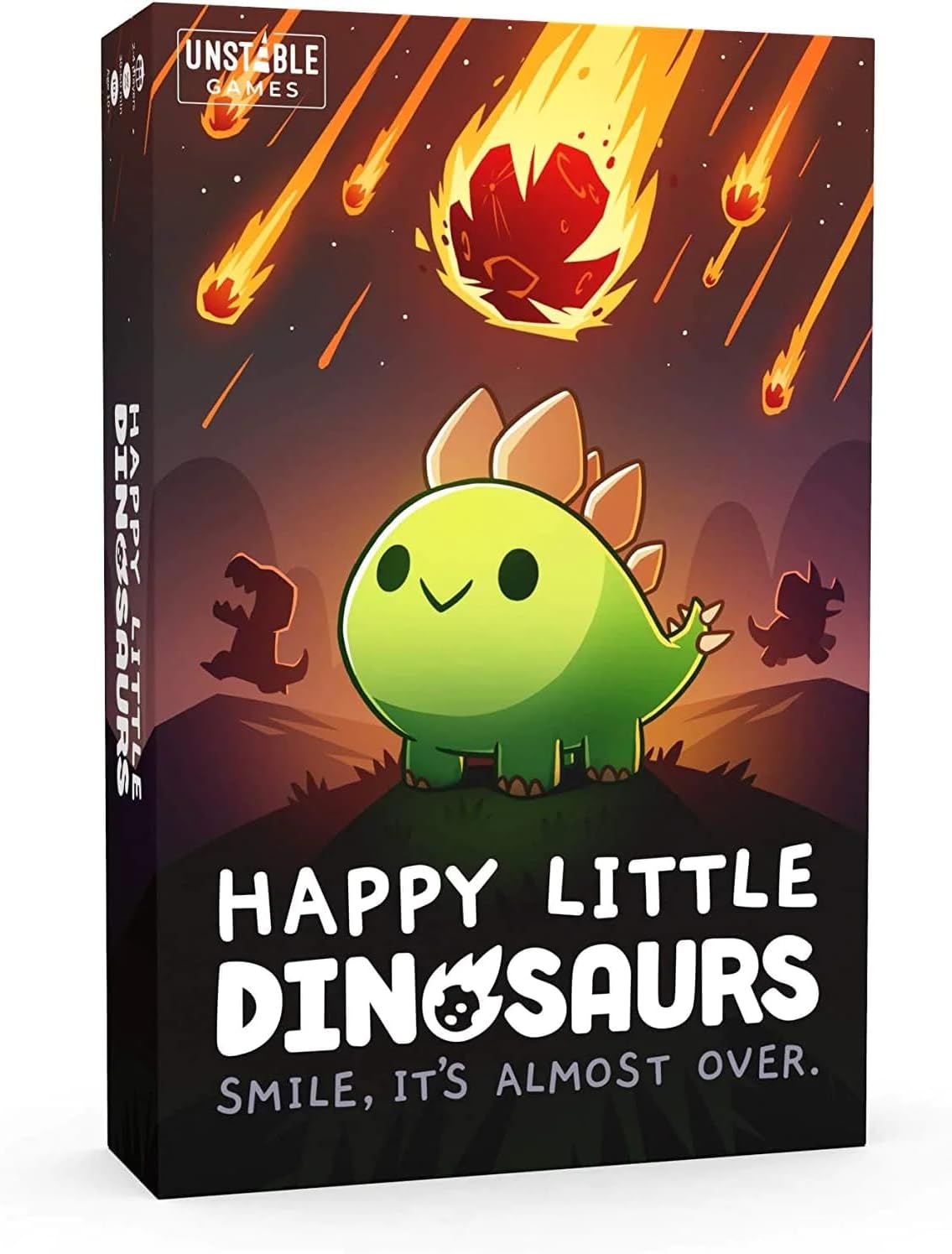 Happy Little Dinosaurs Base Game - Competitive Sabotage Funny Family Card Game For Kids, Teens, Adults - 2-4 Players