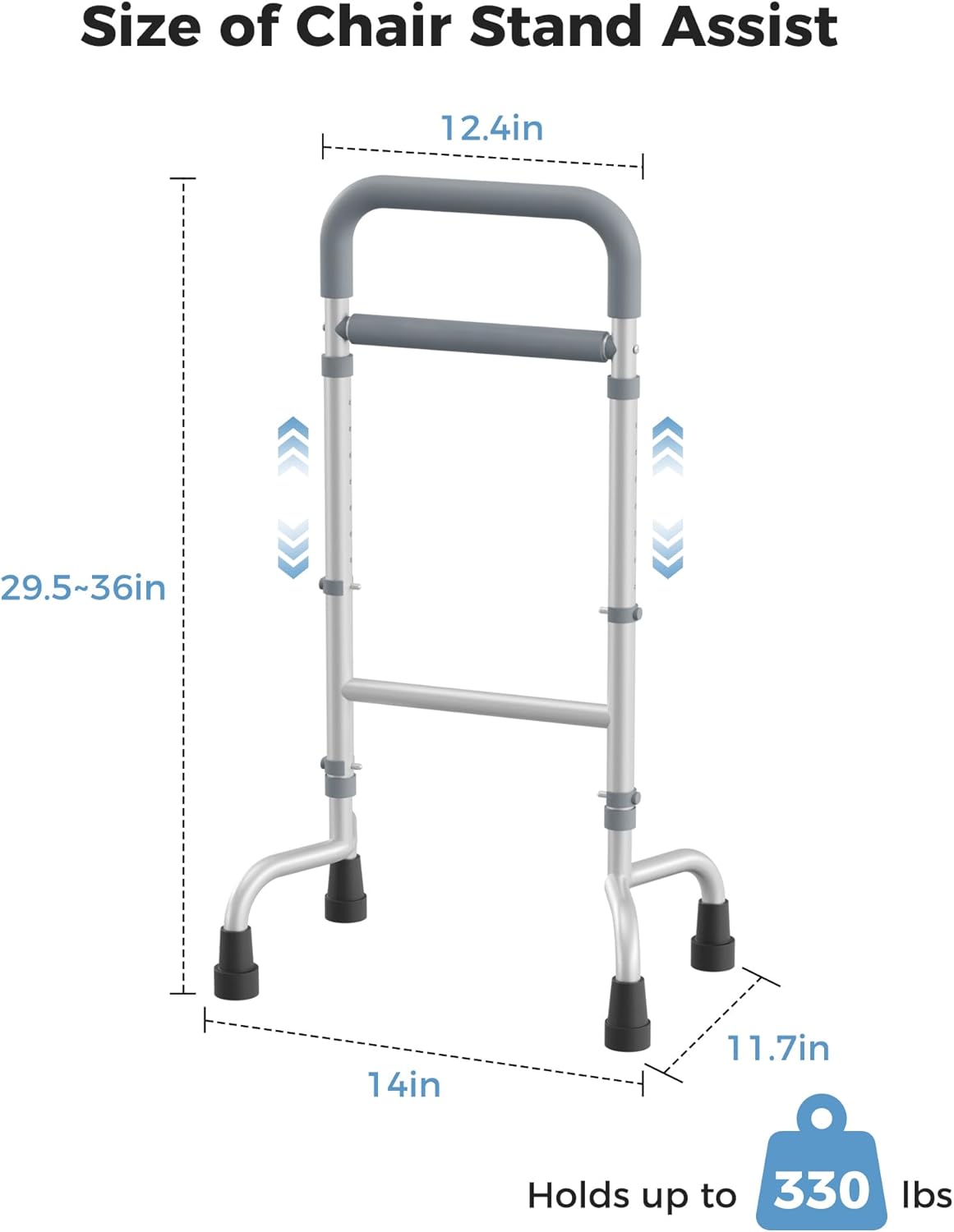 Stand Assist Aid for Elderly, Versatile Couch Chair Stand Assist, Mobility Standing Aids & Supports for Elderly, Height Adjustable, Lightweight