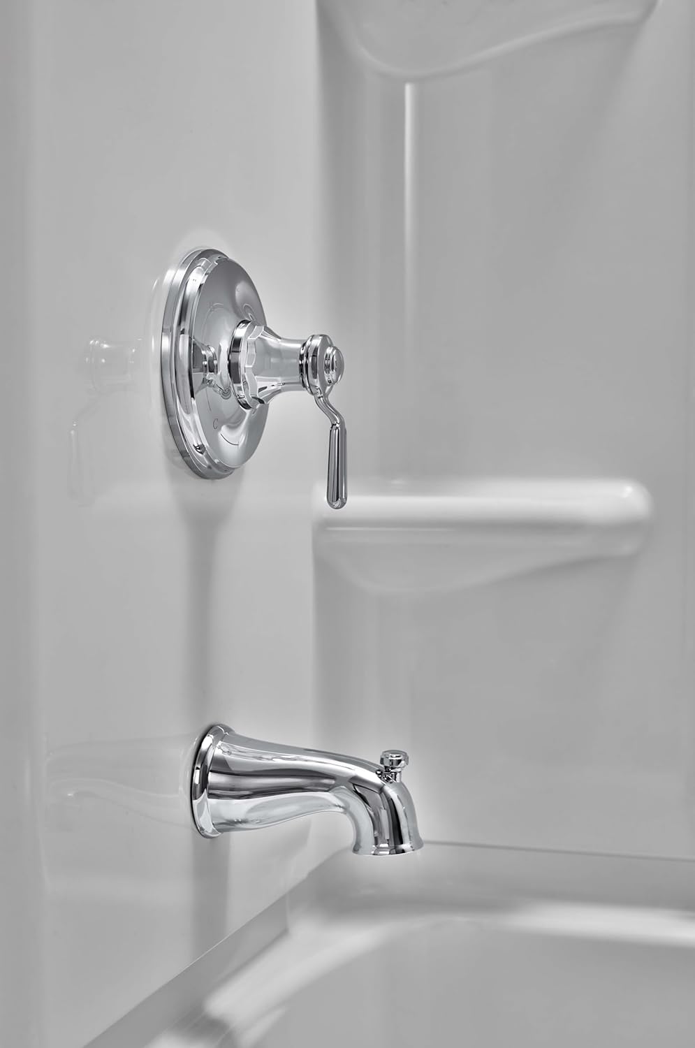 NEW - KOHLER Ludington Bath And Shower Faucet Trim Set Brushed Nickel - Retail $95