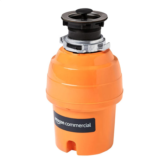 NEW - AmazonCommercial Garbage Disposal with Power Cord, 3/4 HP - Retail $100