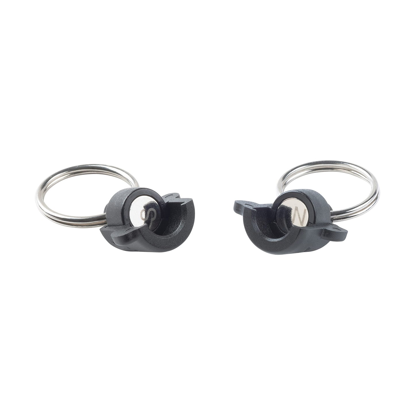 Nite Ize Polycarbonate Keyring 360 Magnetic Quick Connector, Magnetic Locking Split Rings for Keys