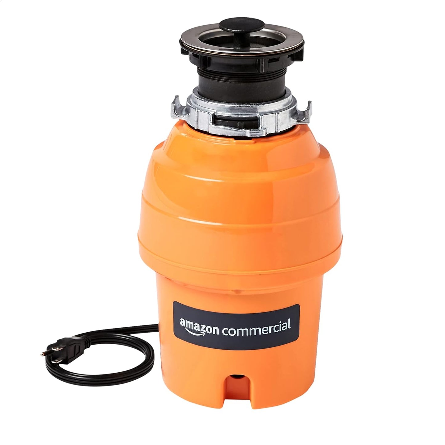 NEW - AmazonCommercial Garbage Disposal with Power Cord, 3/4 HP - Retail $100
