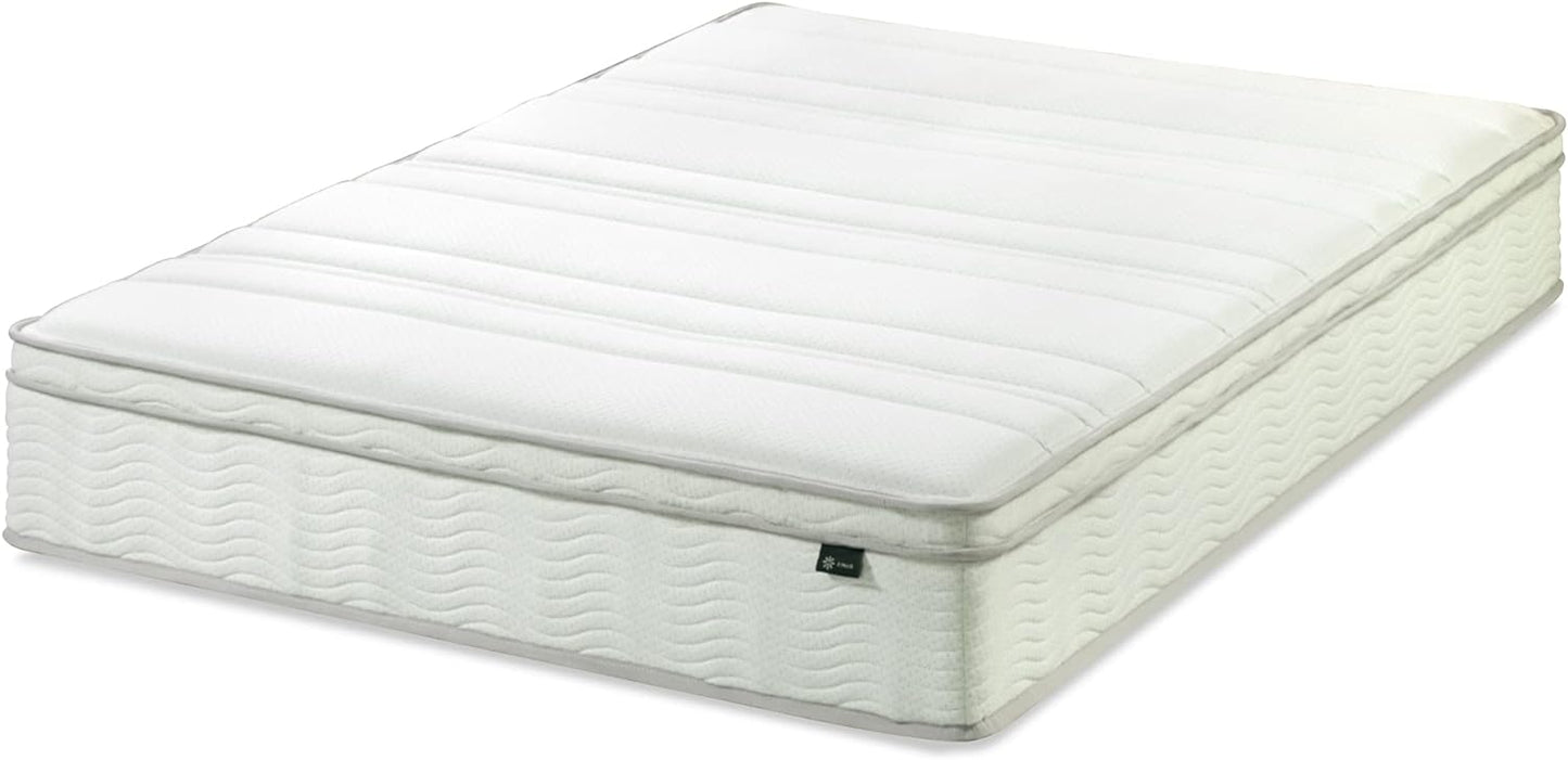 NEW - Zinus 12 Inch Foam and Spring Mattress / CertiPUR-US Certified Foams / Mattress-in-a-Box, Queen
