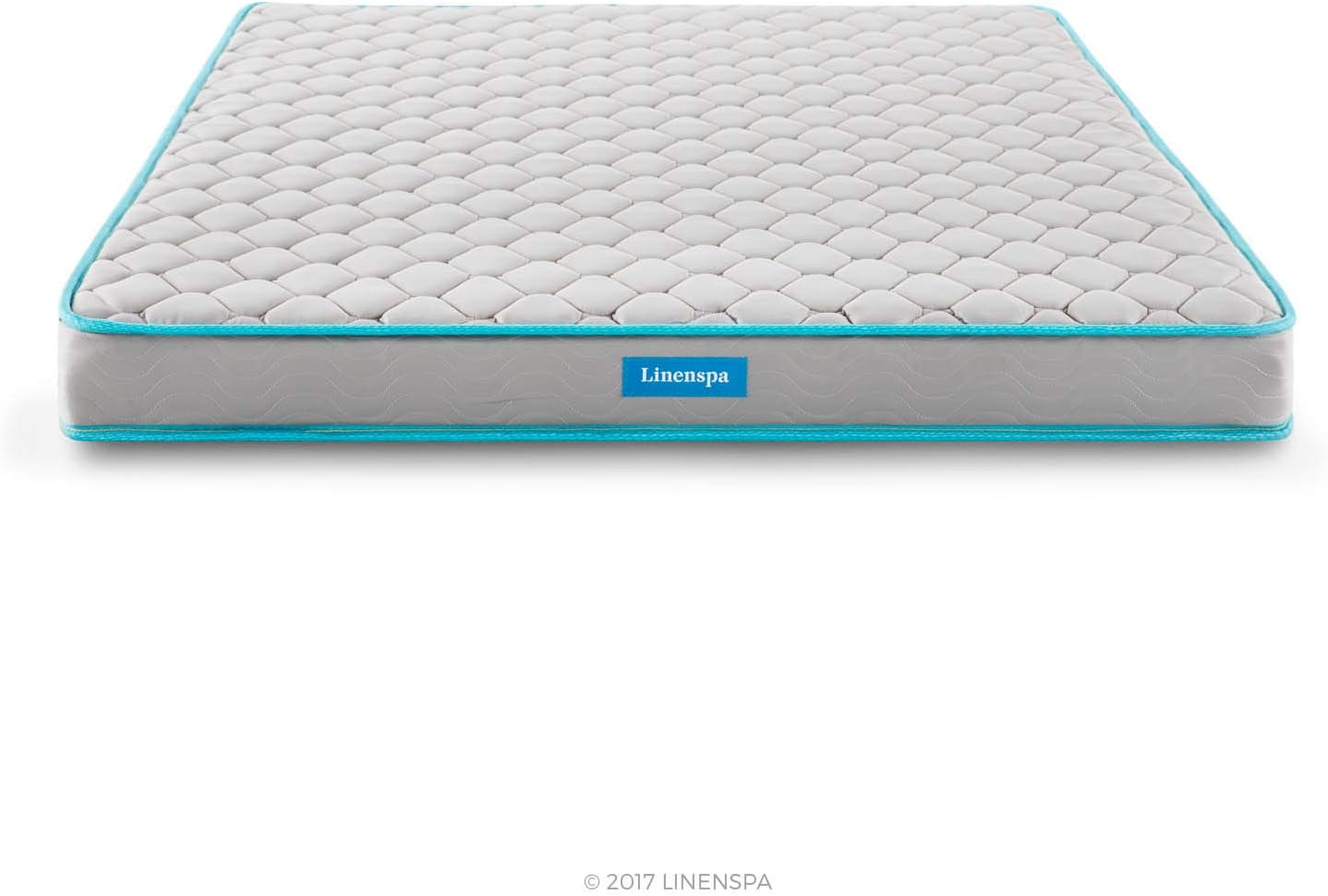 NEW - Linenspa TWIN 6 Inch Mattress - Firm Feel - Bonnell Spring with Foam Layer - Mattress in a Box - Youth or Kids Bed - Guest Bedroom - Durable and Breathable Support - Retail $99
