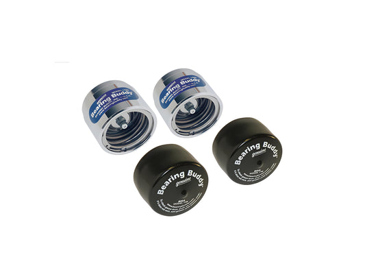 Bearing Buddy® Chrome Bearing Protectors (1.980) With Bras - Pair