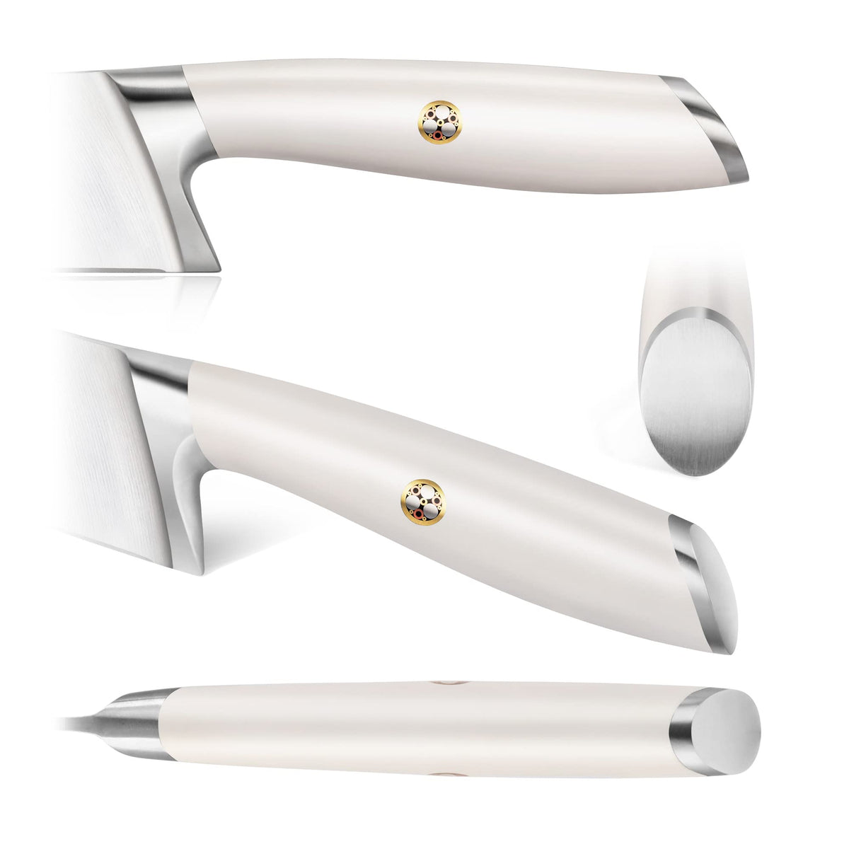 NEW - Cangshan Denali Series 17-Piece Knife Set, Forged German Steel (White)