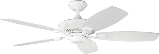 NEW - Kichler White 300117WH 52-Inch Canfield Fan - Retail $214