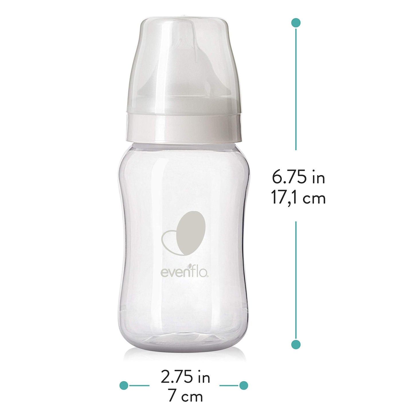 NEW - Evenflo Feeding Premium Proflo Venting Balance Plus Wide Neck Baby, Newborn and Infant Bottles - Helps Reduce Colic - 9 Ounce (Pack of 6)