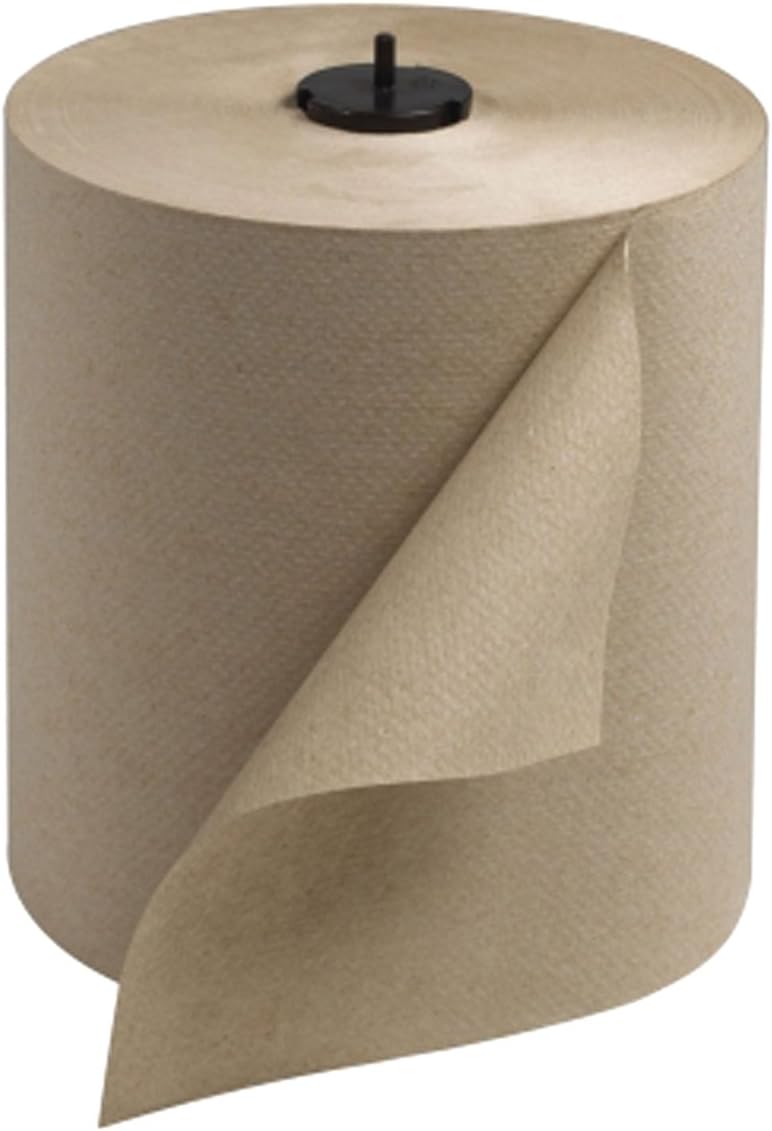 Tork 290088 Universal Single-Ply Hand Roll Towel, Natural, Pack of 6