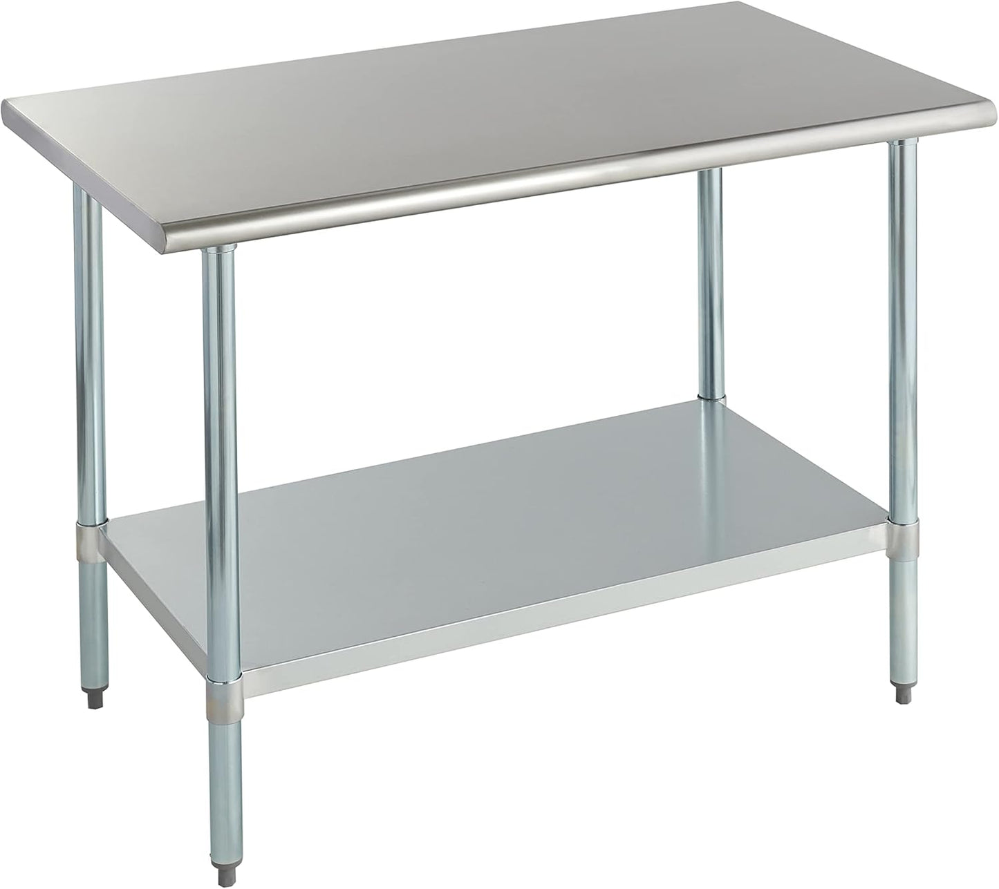 NEW w/dmg -  ROCKPOINT Stainless Steel Table for Prep & Work 48x30 Inches, NSF - Retail $136