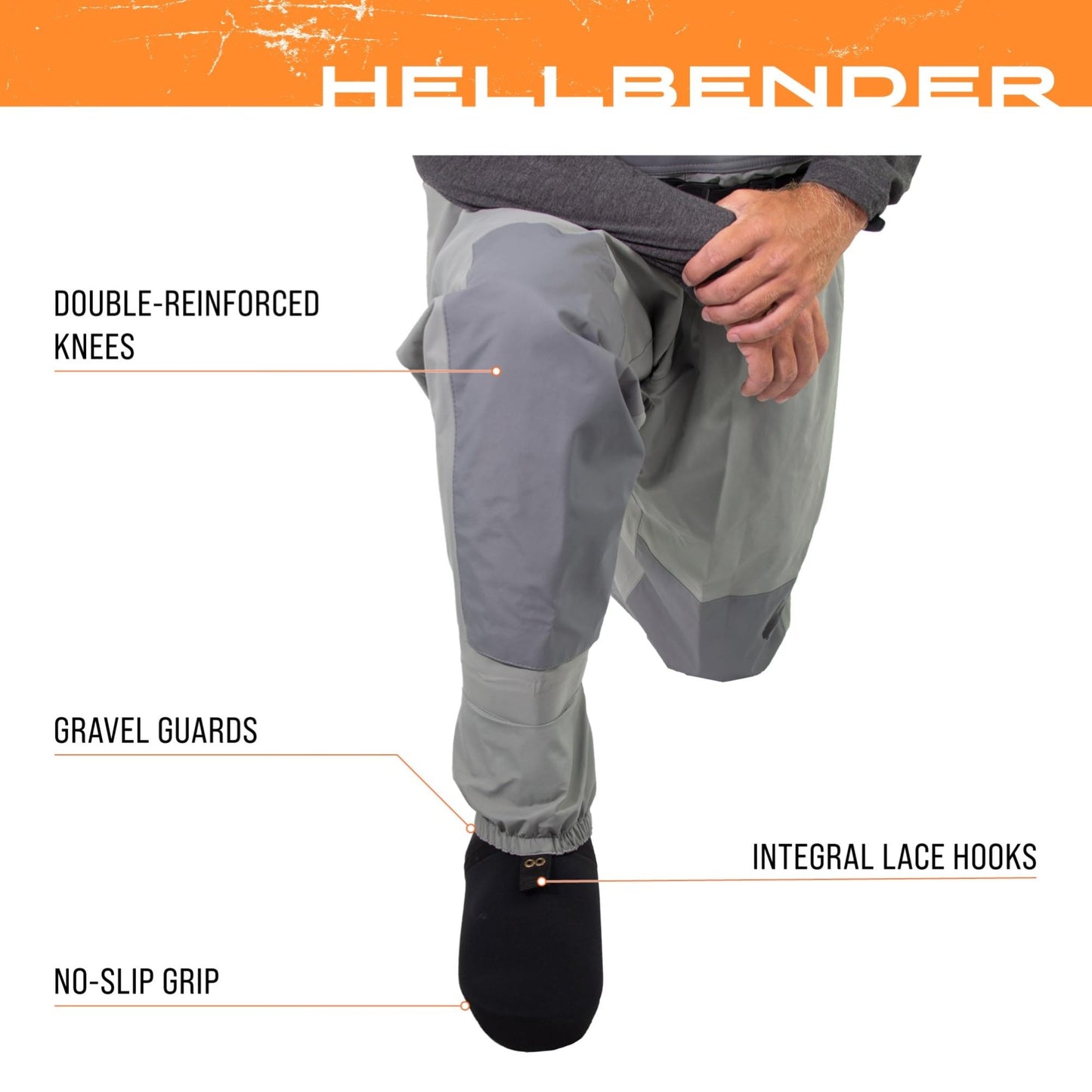 FROGG TOGGS Mens Hellbender Breathable Bootfoot Chest WaderHellbender Bootfoot Chest Wader, Medium