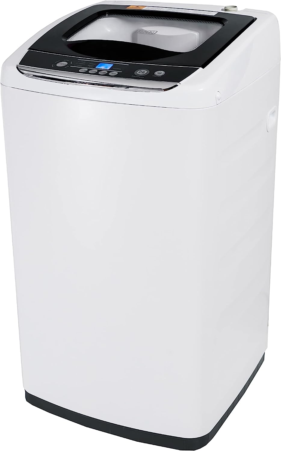 NEW - BLACK+DECKER Small Portable Washer, Washing Machine for Household Use, Portable Washer 0.9 Cu. Ft. with 5 Cycles, Transparent Lid & LED Display - Retail $284