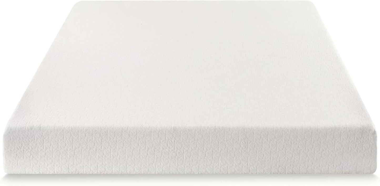 NEW - Best Price Full Mattress 8 Inch Mattress Bed-In-A-Box, Green Tea Memory Foam , White - Retail $181