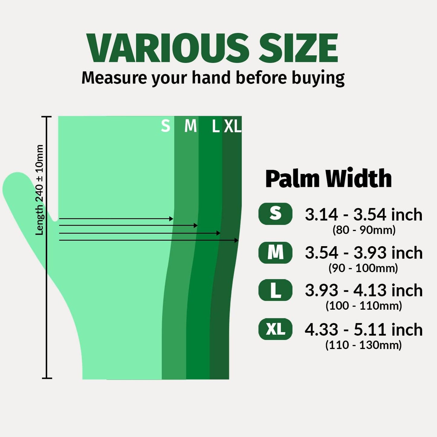 GORILLA SUPPLY 1000 LARGE Disposable Heavy Duty Vinyl Gloves Latex & Powder Free, BPA Free Food Safe