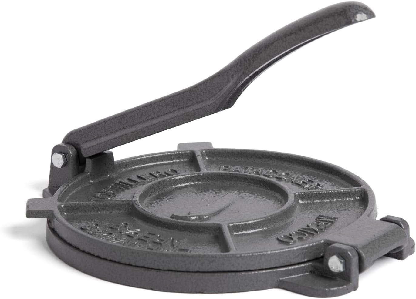 Tortilla Press – 8 Inch Cast Iron Quesadilla Maker – Heavy Duty Empanada Maker Press – Cast Iron Tortilla Maker for Kitchen, Home Use