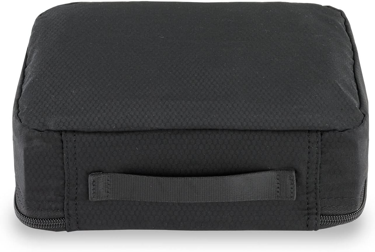 Briggs & Riley 3 Pack Zippered Packing Cubes/Luggage Organizers for Travel, Black, Small