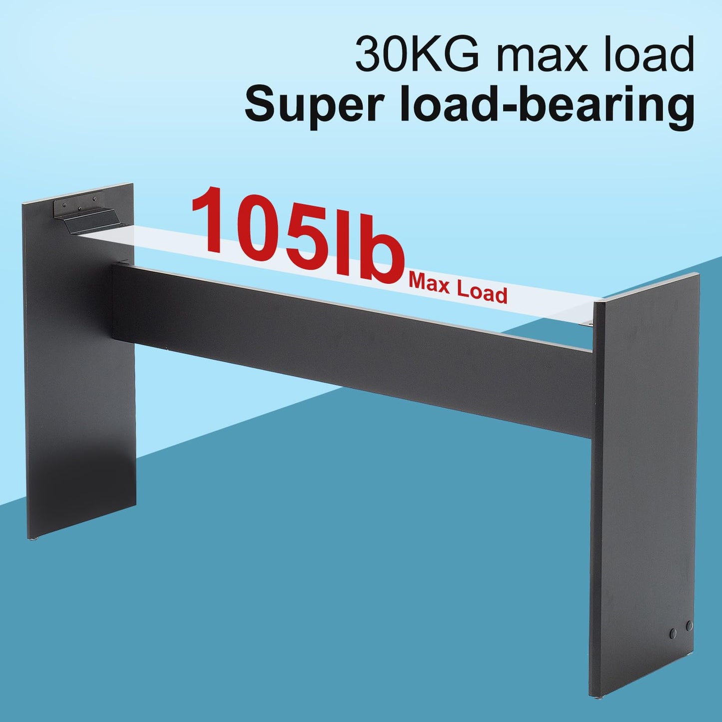 KSC-70 Keyboard Stand (Only) Compatible for Roland FP-30/FP-30X Keyboard Wooden , Black