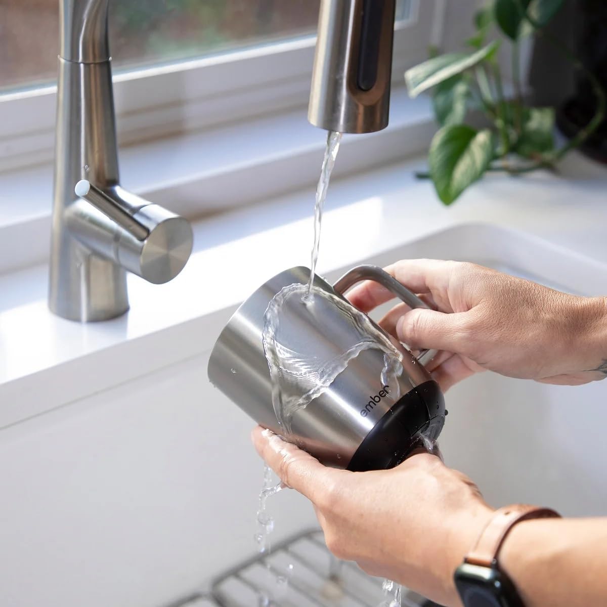 NEW - Ember Mug 2, 14 oz, Temperature Control Smart Mug, Stainless Steel