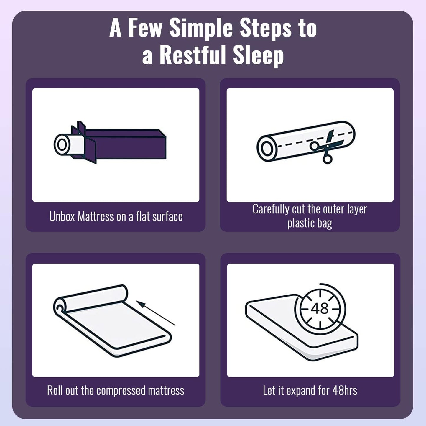 NEW - PayLessHere 6 Inch Gel Memory Foam Mattress Queen Size Bamboo Charcoal Infused Mattress in a Box Medium-Firm Pressure Relief&Temperature Regulation CertiPUR-US Certified,Fiberglass Free,White - Retail $122