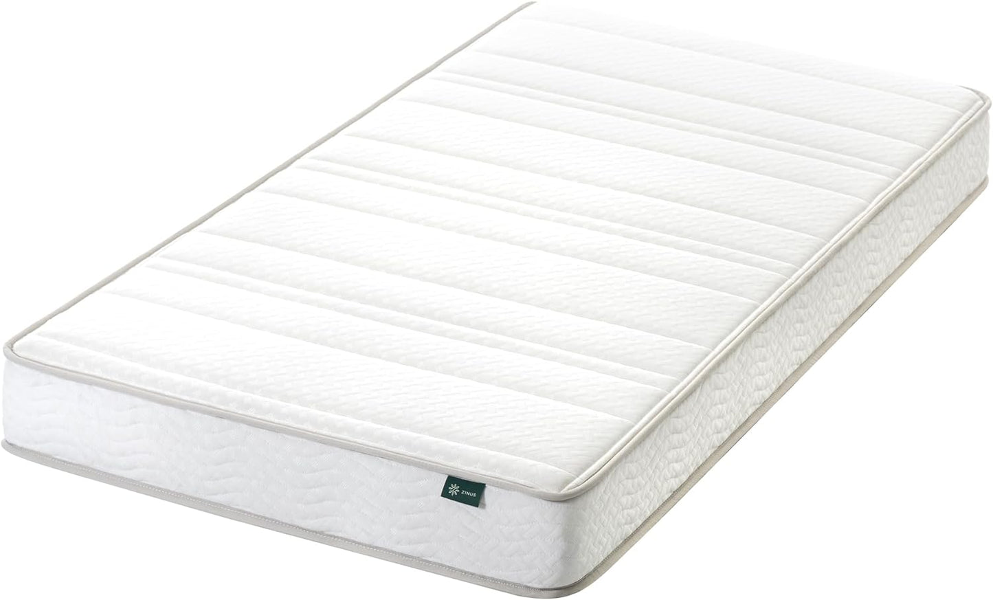 NEW - Zinus NARROW TWIN 6 Inch Foam and Spring Hybrid Mattress [New Version], Fiberglass Free, Medium Firmness, Durable Support, Certified Safe Foams & Fabric, Bed-in-A-Box- Retail $96