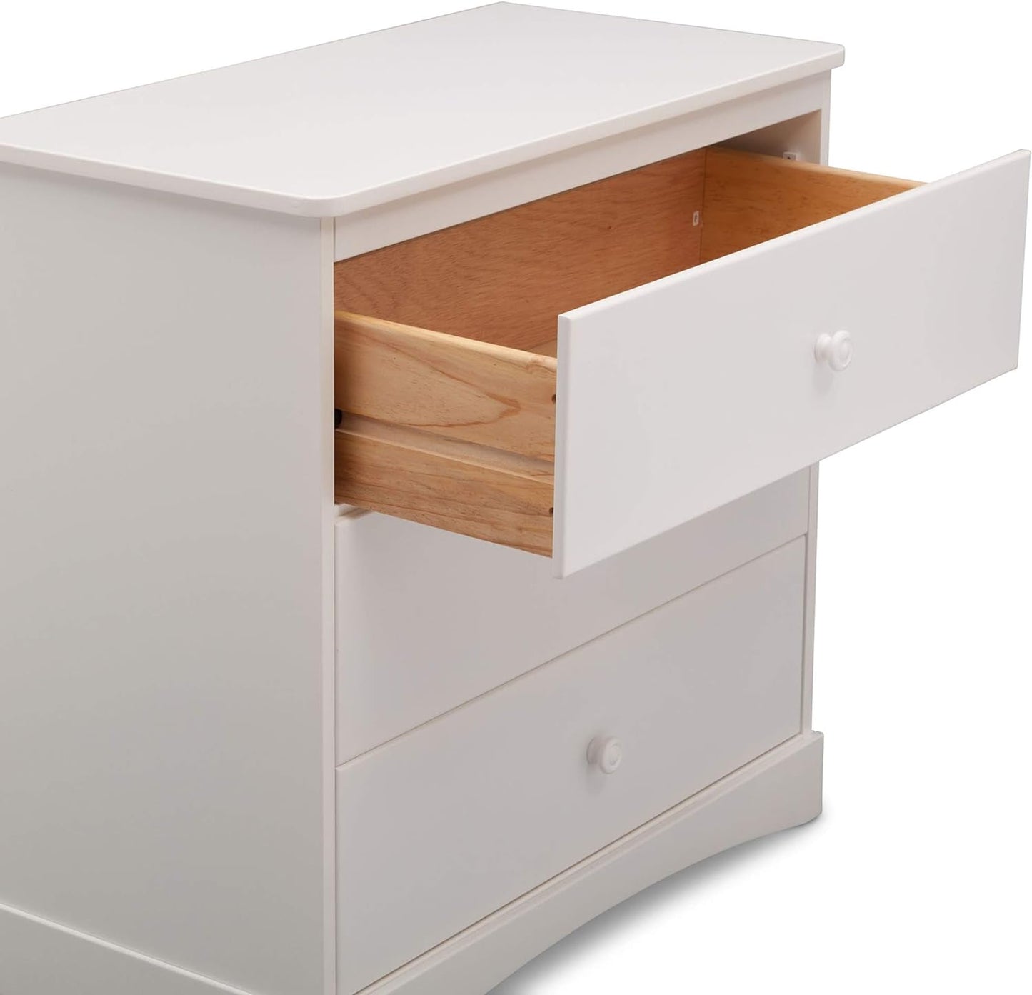 NEW - Delta Children Sutton 3 Drawer Dresser with Changing Top, White - Retail $189