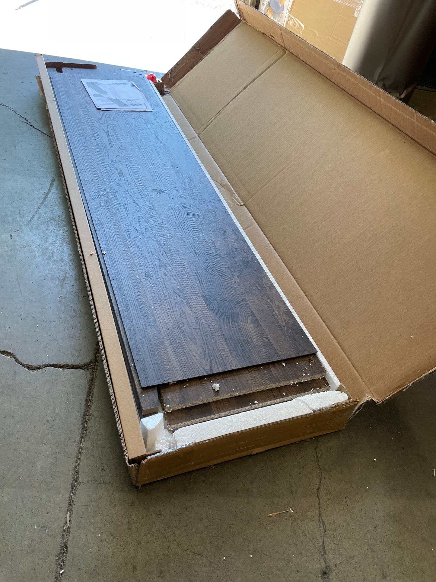 Ameriwood Home Farmington 18" Storage Cabinet in Brown - Retail $159