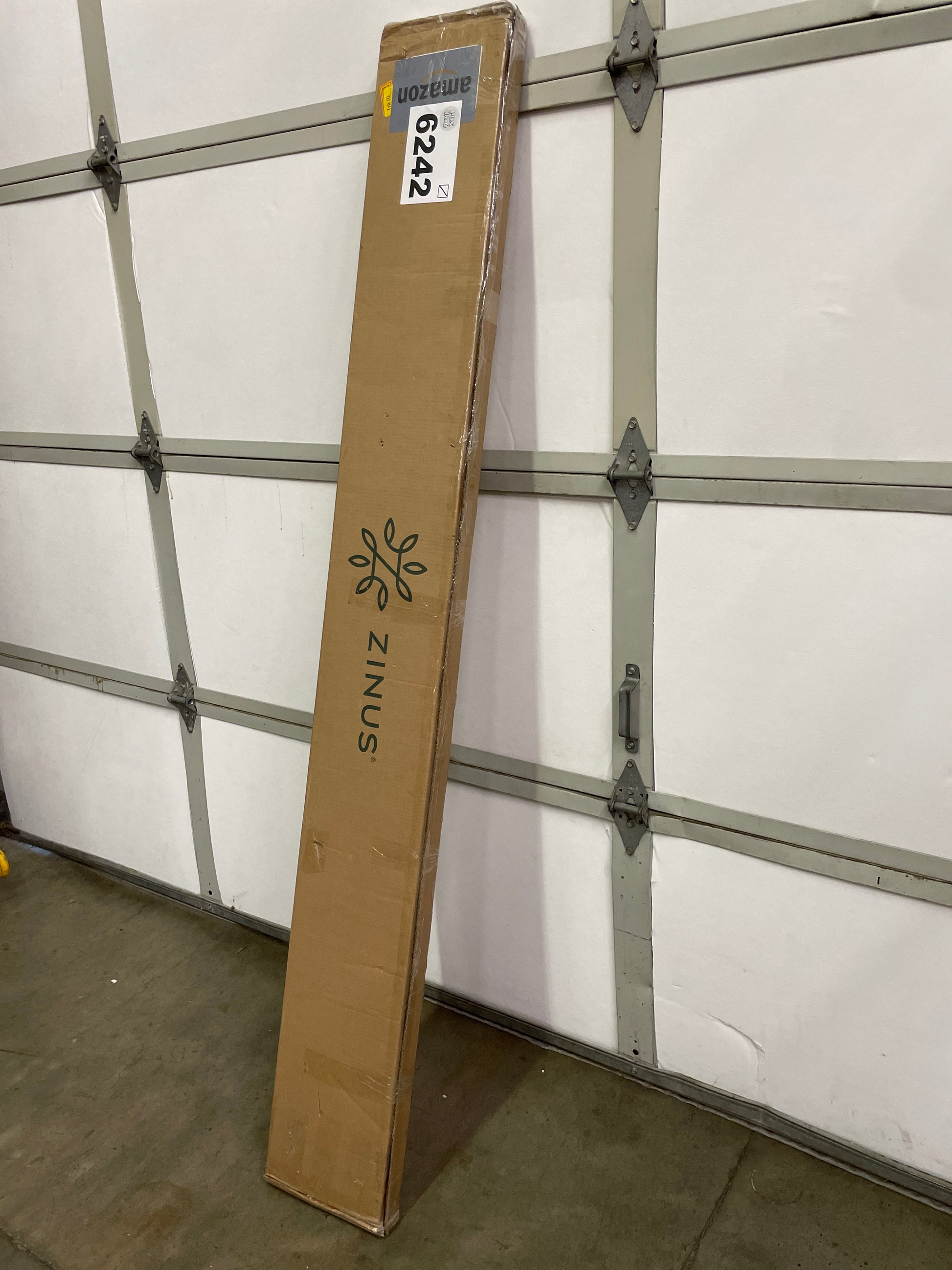 ZINUS Quick Lock Bunkie Board / Box Spring & Bed Slat Replacement / Metal Frame with Steel Slats / Easy Assembly, King, Bunkie Board only - Retail $122