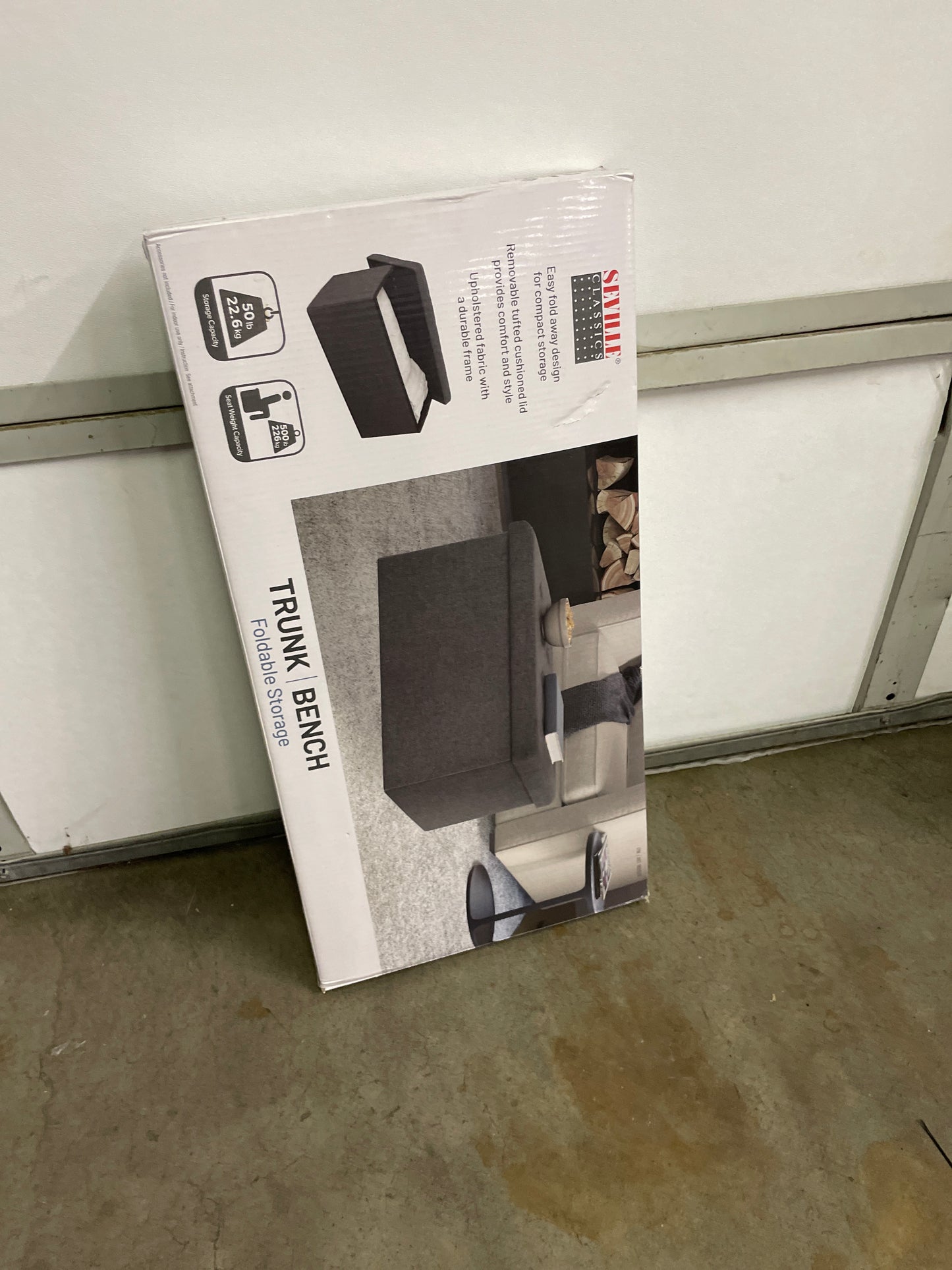 SEVILLE FOLDABLE STORAGE - Retail $24