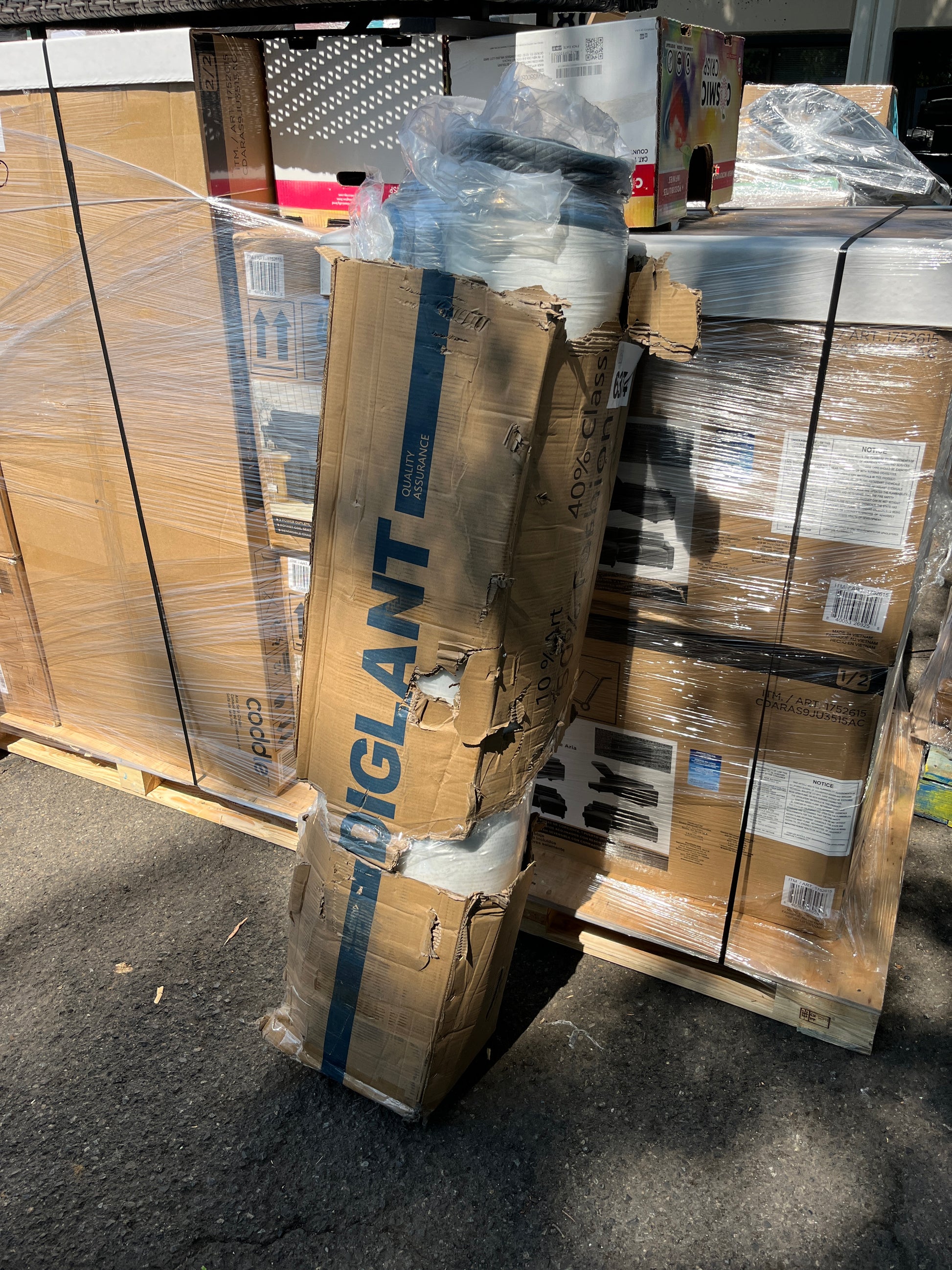 Queen Mattress, DIGLANT 14 Inch Queen Plush Hybrid Mattress with Gel Memory Foam for Cooling Sleep, 7-Zoned Individual Pocket Springs for Pressure Relief, Queen Size Supportive Mattress in Box - Retail $628