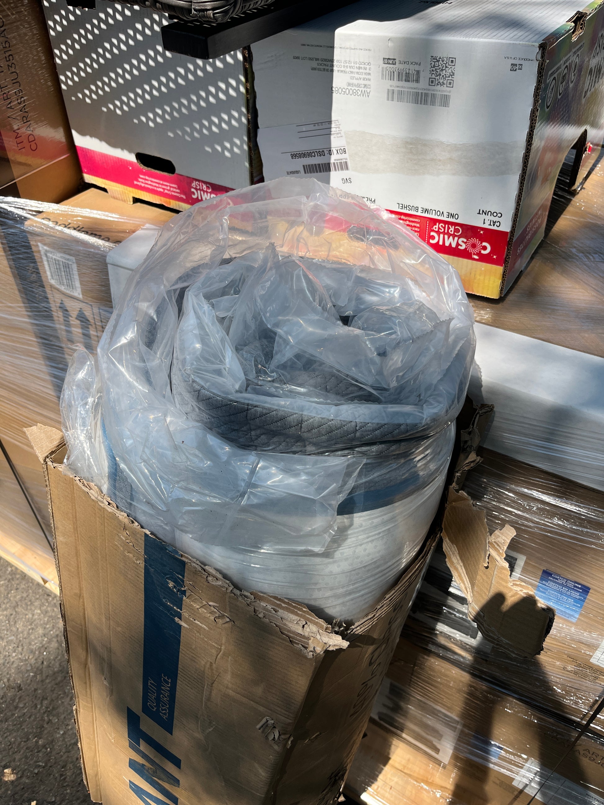 Queen Mattress, DIGLANT 14 Inch Queen Plush Hybrid Mattress with Gel Memory Foam for Cooling Sleep, 7-Zoned Individual Pocket Springs for Pressure Relief, Queen Size Supportive Mattress in Box - Retail $628