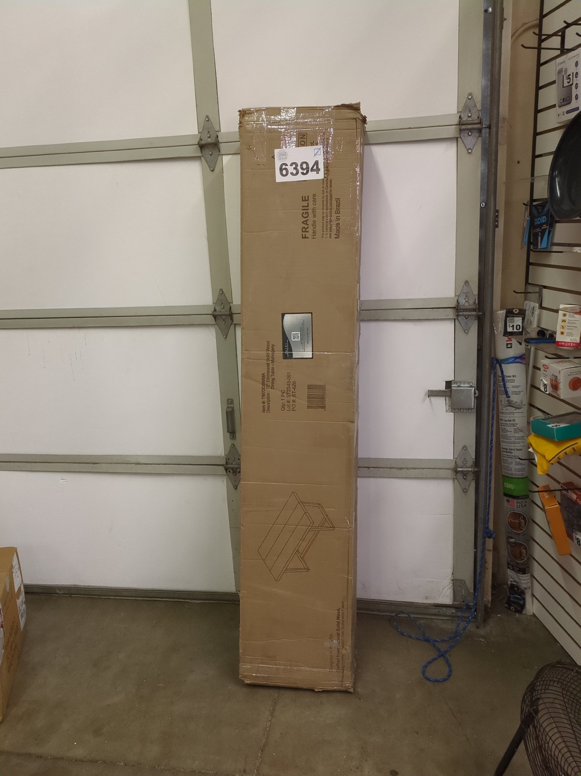 Walker Edison Andre Modern Solid Wood Dining Table, 72 Inch, Mahogany - Retail $225