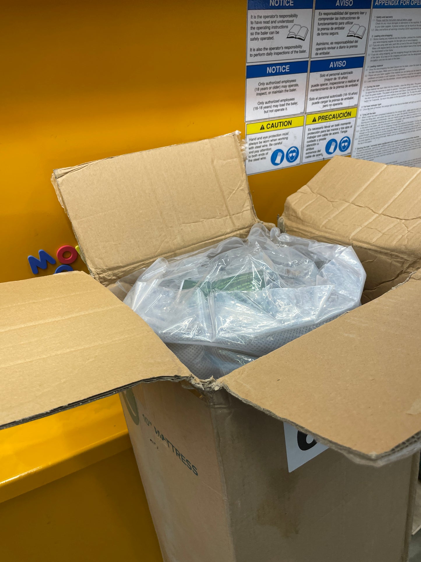 Zinus 10 Inch True Support Hybrid Mattress [New Version], Queen, Fiberglass Free, Medium Feel, Motion Isolation, Certified Safe Foams & Fabric, Mattress in A Box - Retail $219