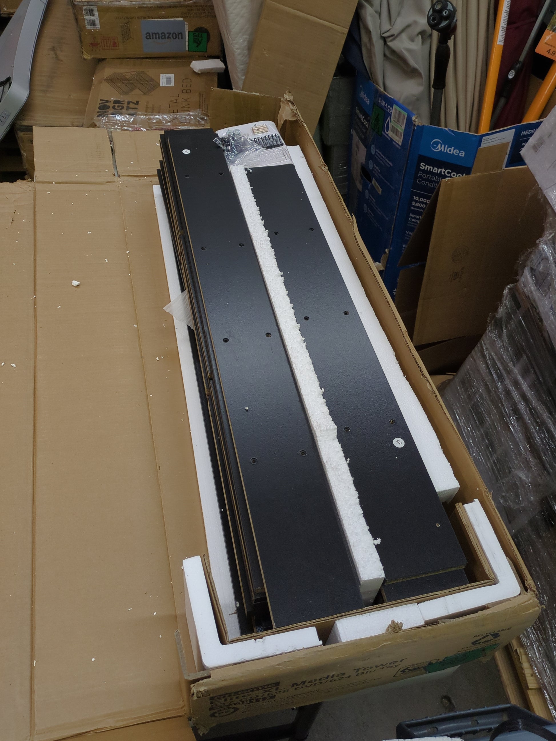 Atlantic Elite XL Media Storage Cabinet â€“ Protect & Organize Prized Music, Movie, Video Games, Collectables & Memorabilia Collections, PN 38408117 in Black - Retail $87