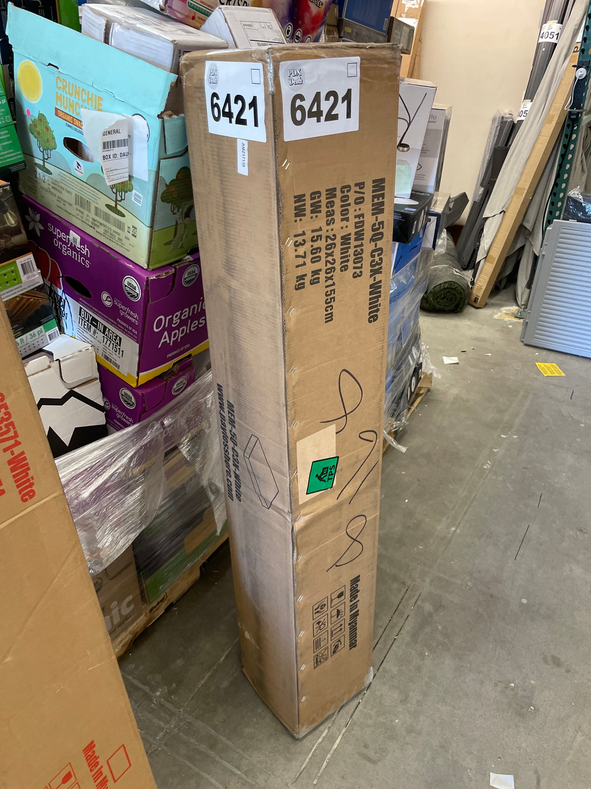 FDW 5 Inch Gel Memory Foam Mattress Medium-Firm Mattress for Pressure Relief & Cooler Sleep Mattress for Kid Adults CertiPUR-US Certified Mattress in a Box, Queen - Retail $83